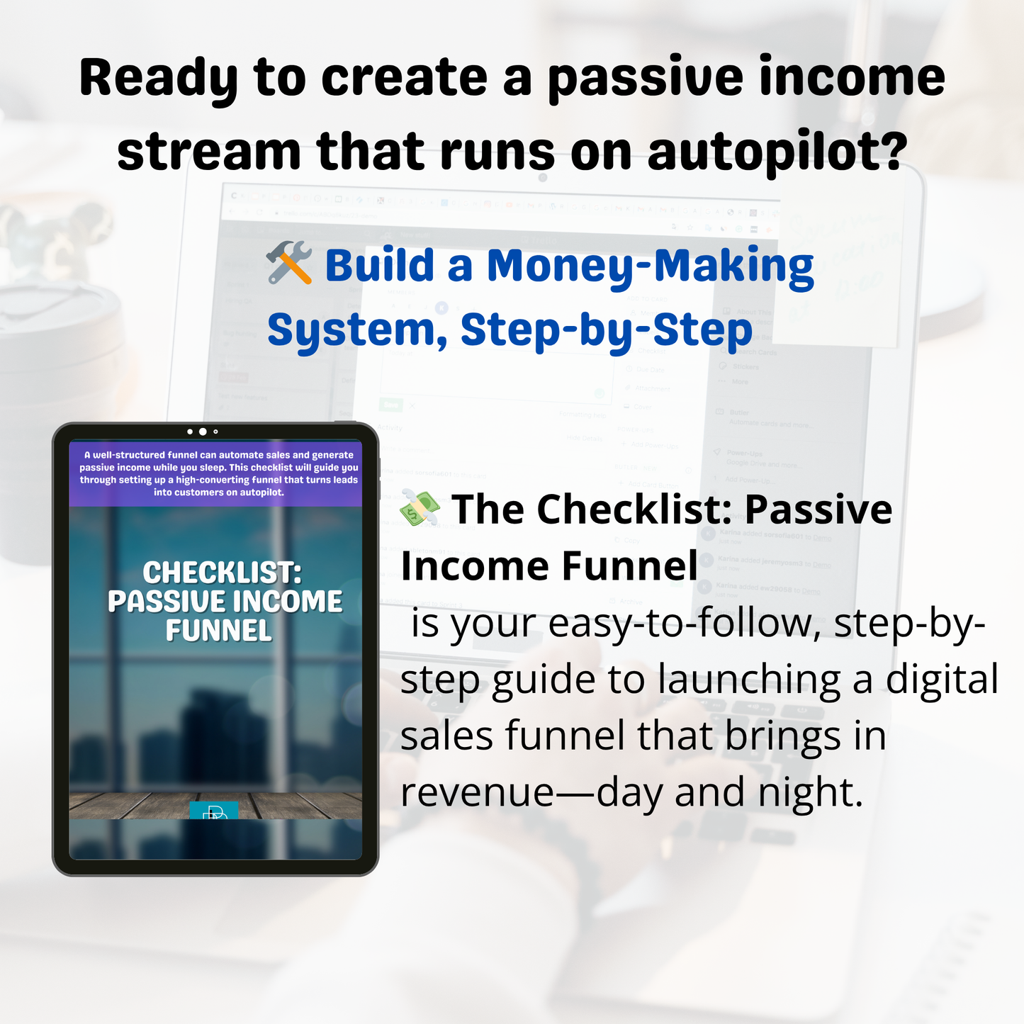 Checklist: Passive Income Funnel