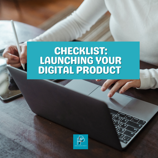 Checklist: Launching Your Digital Product