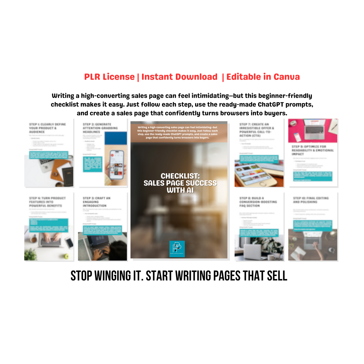 Checklist: Sales Page Success With AI
