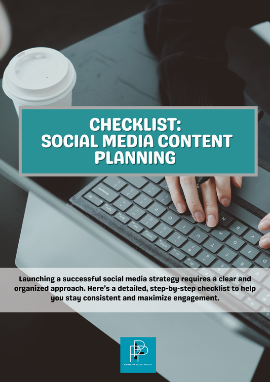 Checklist: Social Media Content Planning