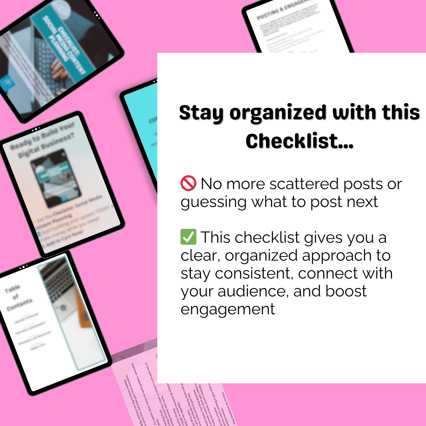 Checklist: Social Media Content Planning