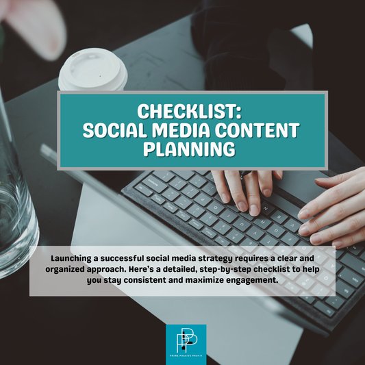 Checklist: Social Media Content Planning