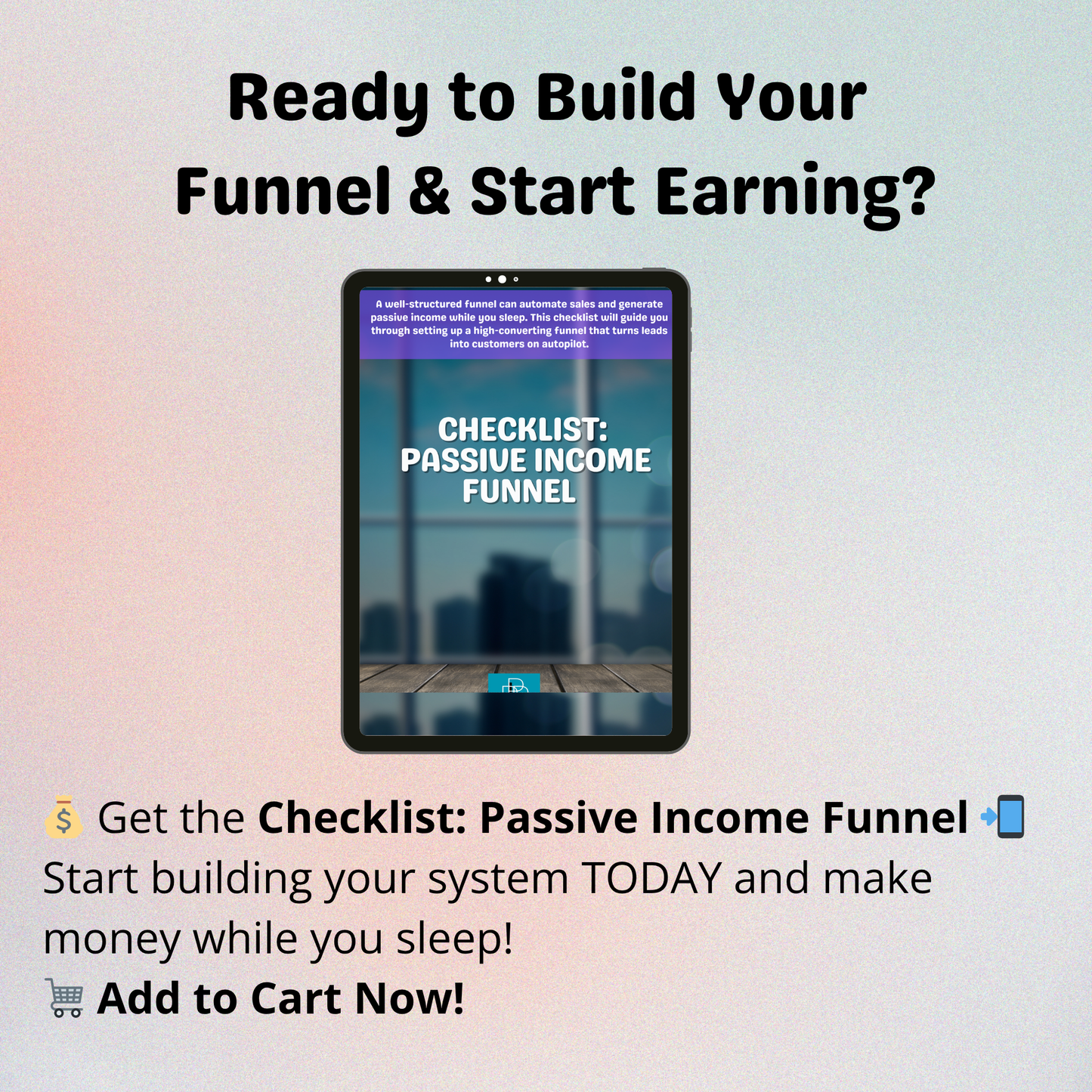 Checklist: Passive Income Funnel